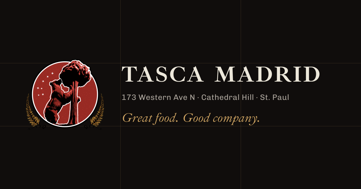 Menu · Tasca Madrid